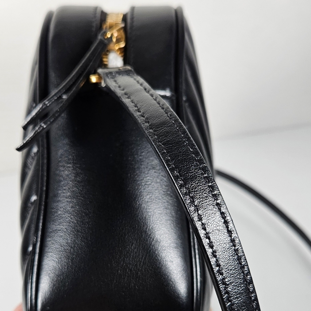 YSL Lou camera bag Vitello black quilted with box, dust bag, etc.. FIRM no b… - Picture 16 of 16